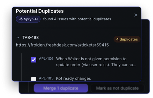 AI Duplication Detection